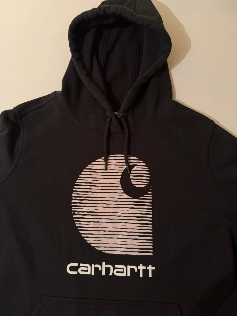 Carhartt Women’s XXL (20) Black Hoodie Heavy Weight Cotton Kangaroo Pocket 0311